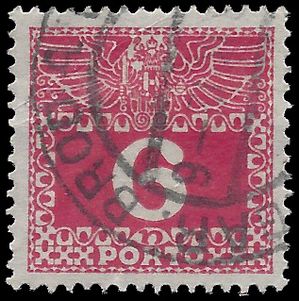 Austria #J 37 1908 Used
