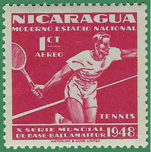 Nicaragua #C 296 1949 Mint H Gum Disturbance