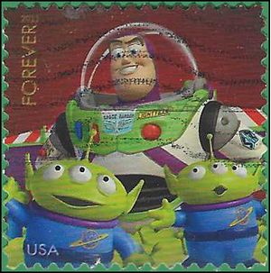 #4555 Send a Hello Buzz Lightyear and Aliens 2011 Used