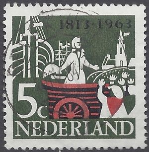 Netherlands # 419 1963 Used