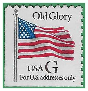 #2883 32c G Rate Old Glory Booklet Single 1994 Mint NH