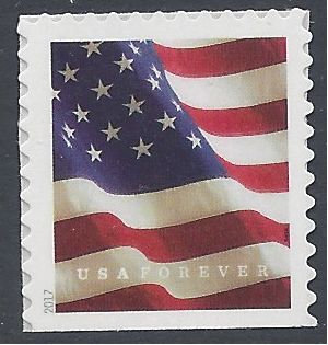 #5160b (49c Forever) US Flag Booklet Single BK20 (BCA) 2017 Mint NH