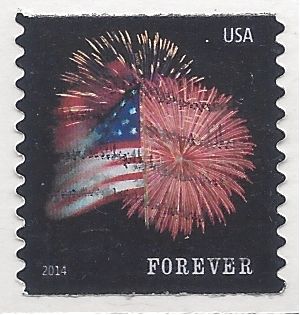 #4868 (49c Forever) Star Spangled Banner Coil Single Used