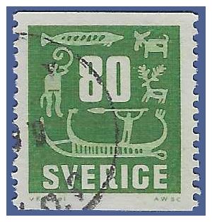 Sweden # 512 1957 Used