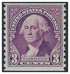 # 721 3c George Washington Coil Single 1932 Mint NH