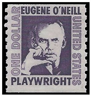 #1305c $1.00 Prominent Americans Eugene O'Neill Coil Single 1973 Mint NH