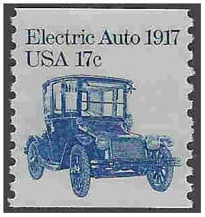 #1906 17c Electric Auto 1917 Coil Single 1981 Mint NH