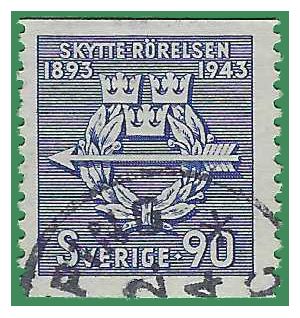 Sweden # 343 1943 Used