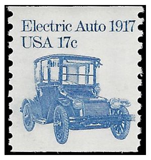 #1906 17c Electric Auto 1917 Coil Single 1981 Mint NH