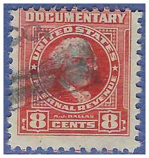 Scott R659 8c US Internal Revenue Documentary 1954 Used