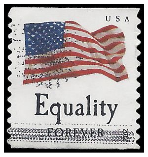 #4637 (45c Forever) Four Flags Equality Coil Single 2012 Used