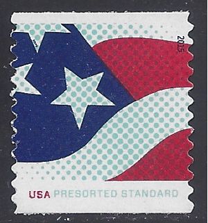 #4963 10c Stars and Stripes Presort Coil 2015 Used