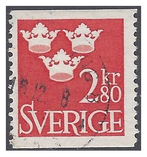 Sweden # 662 1967 Used Coil Single