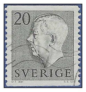 Sweden # 506 1957 Used