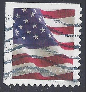 #5161 (49c Forever) US Flag Booklet Single (APU) 2017 Used