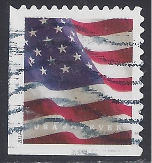#5161 (49c Forever) US Flag Booklet Single (APU) 2017 Used