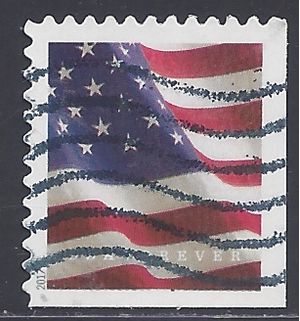 #5161 (49c Forever) US Flag Booklet Single (APU) 2017 Used