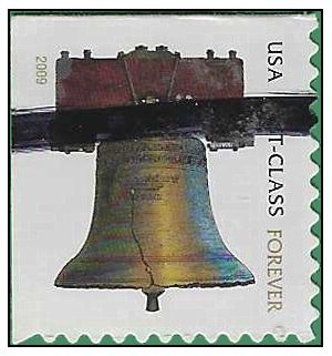 #4127i (44c Forever) Liberty Bell Booklet Single 2009 Used