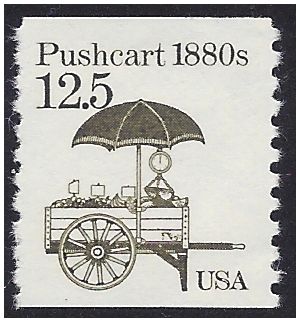 #2133 12.5c Pushcart 1880s Coil Single 1985 Mint NH