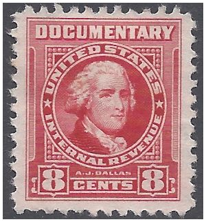 Scott R659 8c US Internal Revenue Documentary 1954 Used
