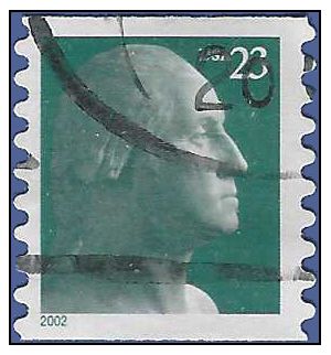 #3475a 23c George Washington Coil Single  2001 Used
