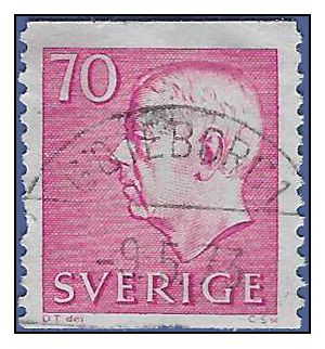 Sweden # 654 1967 Used