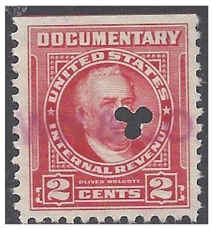 Scott R655 2c U.S. Internal Revenue Documentary 1954 Used