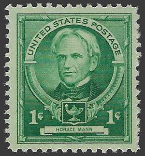 # 869 1c Famous American Educators Horace Mann 1940 Mint NH