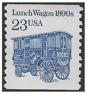 #2464a 23c Lunch Wagon 1890s Coil Single SG 1993 Mint NH