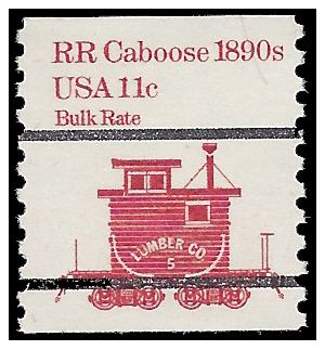#1905a 11c RR Caboose 1890s Coil Single Precancel 1991 Mint NH