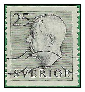 Sweden # 421 1951 Used Coil Single