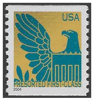 #3851 25c American Eagle Presort Coil Single 2004 Mint NH
