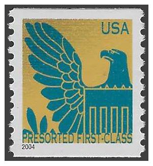 #3851 25c American Eagle Presort Coil Single 2004 Mint NH