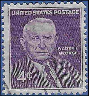 #1170 4c Senator Walter F. George Memorial 1960 Used