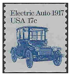 #1906 17c Electric Auto 1917 Coil Single 1981 Mint NH