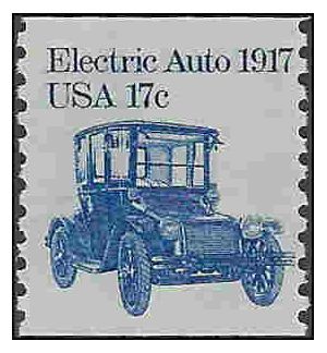 #1906 17c Electric Auto 1917 Coil Single 1981 Mint NH