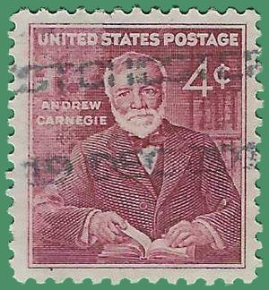 #1171 4c Andrew Carnegie 1960 Used