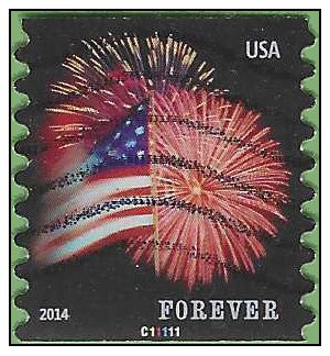 #4853 Star Spangled Banner Coil P# C11111 2014 Used