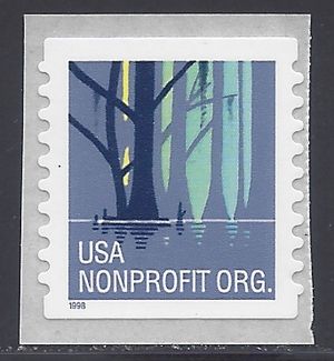 #3207a 5c Nonprofit Org. Wetlands Coil Single 1998 Mint NH