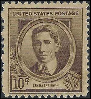 # 883 10c American Composers Ethelbert Nevin 1940 Mint LH