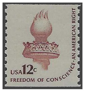 #1816 12c Statue of Liberty Torch Coil Single 1981 Mint NH