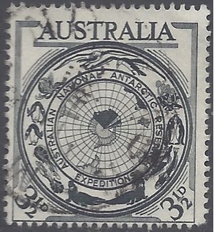 Australia # 276 1954 Used