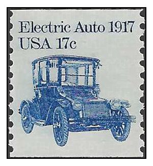 #1906 17c Electric Auto 1917 Coil Single 1981 Mint NH