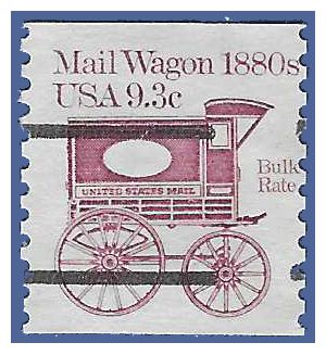 #1903a 9.3c Mail Wagon 1880s Bulk Rate Bureau Precancel 1981 Used