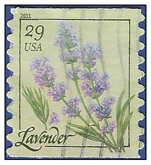 #4514 29c Herbs Lavender Coil Single 2011 Used
