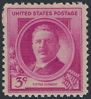 # 881 3c American Composers Victor Herbert 1940 Mint H