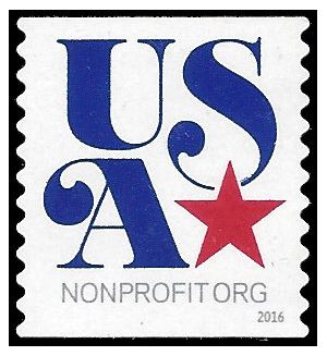 #5061 5c USA Nonprofit Coil Single 2016 Used
