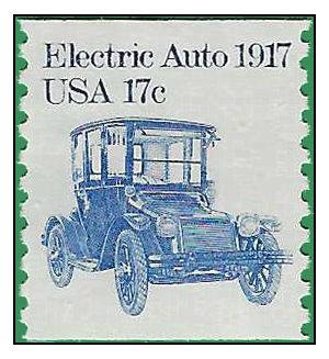 #1906 17c Electric Auto 1917 Coil Single 1981 Mint NH