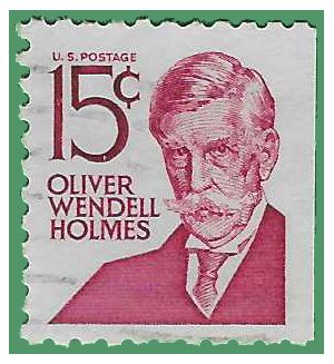 #1288b 15c Prominent Americans Oliver Wendell Holmes Booklet Single 1978 Used