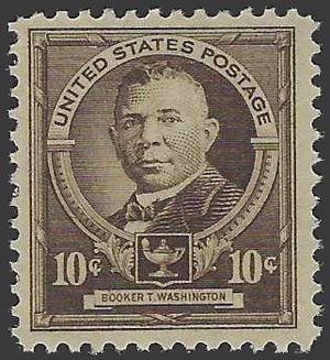 # 873 10c American Educators Booker T. Washington 1940 Mint NH